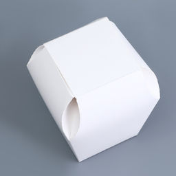 Цена за 5 шт. Универсальная подарочная коробка складная, для кулича, 15.5×8.1×8.1 см, белая