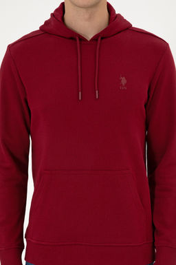 Erkek Bordo Basic Sweatshirt Sepette S_rpriz _ndirim - U.s. polo assn фото 6