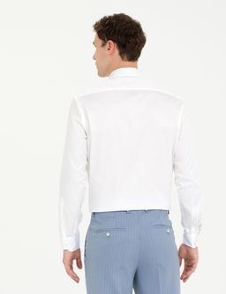 Beyaz Regular Fit Uzun Kollu Klasik G_mlek - Pierre cardin фото 12