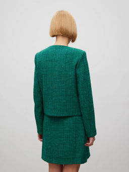 Жакет прямого кроя ML737/malachite - Emka фото 4