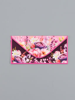 Цена за 10 шт. Конверт для денег Цветы, сочный, 16,5 х 8 см