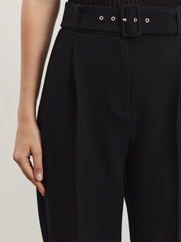 Брюки зауженные к низу с поясом / Zarina фото 5