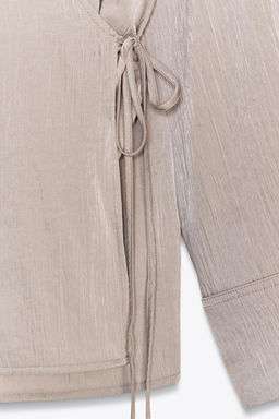 TEXTURED KIMONO JACKET - Zara фото 4
