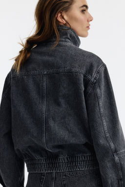 Oversized denim jacket - H&m фото 5