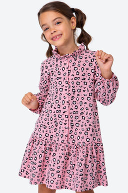 Хлопковое платье для девочки Happyfox