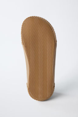 LEATHER STRAP BAREFOOT SNEAKERS - Zara фото 8