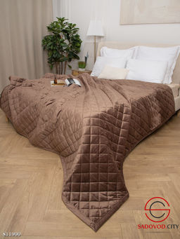 Покрывало бархатное велюровое