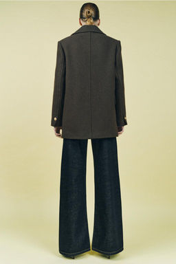 ZW COLLECTION WOOL BLEND COAT - Zara фото 4