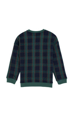 Erkek _ocuk Koyu Ye_il Sweatshirt