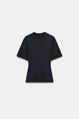 SHINY SHORT SLEEVE T-SHIRT - Zara фото 14