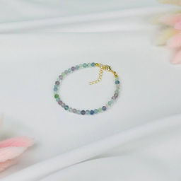 Браслет из Флюорита 17,5 см + - Радуга самоцветов фото 2