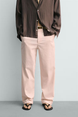 PANTAL?N CHINO RELAXED FIT / Rosa palo - Zara фото 2