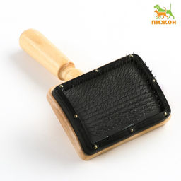 Щётка - пуходёрка деревянная Премиум, основание 80 х 60 мм