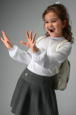 Блузка для девочки с длинным рукавом Happyfox - Happy fox фото 8