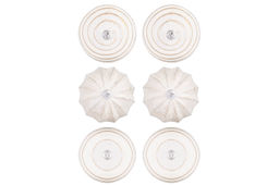 Набор 6 новогодних шаров 9,5*9,5 см Винтаж шампань с эффектом старины - Elan gallery фото 12