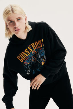 Sudadera con capucha y motivo Oversized Fit