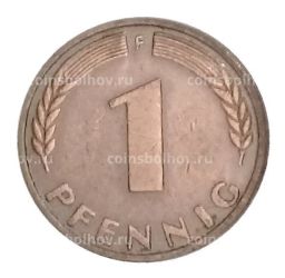 Монета 1 пфенниг 1949 года F Германия