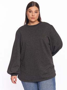 Свитшот с объемными рукавами SV01502MEL22 - Артесса фото 8