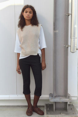 CONTRAST T-SHIRT AND VEST - Zara фото 3