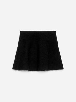 Falda en mezcla de lana y alpaca