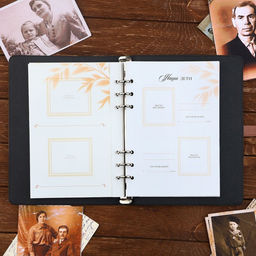 Родословная книга со встроенной флешкой 16 Gb «Книга всей семьи», 17.5×23 см.