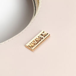 Сумка женская из искусственной кожи, 22×23×6 см, бежевая