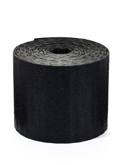 Лента бордюрная, 15 см×10 м, пластиковая, садовая, цвет гранит