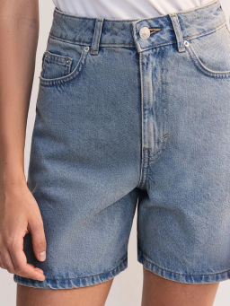 Джинсовые шорты А-силуэта ZR2605092321-102 / Zarina