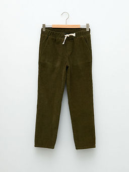 Beli Lastikli Basic Erkek ?ocuk Kadife Pantolon