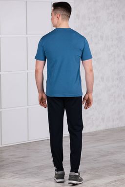 Брюки спортивные 
 3.MM155A-синий-тёмный