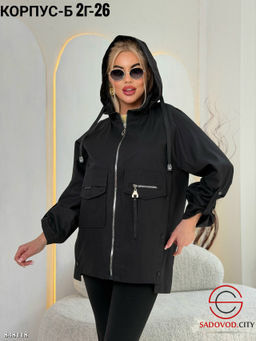 Ветровка женская с капюшоном - Bruno фото 2