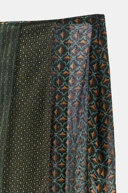 100% VISCOSE PRINTED PAREO SKIRT - Zara фото 18