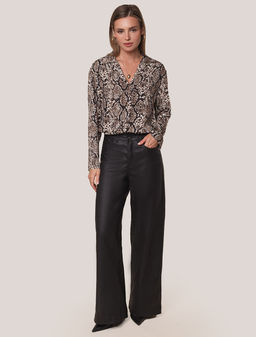 Блузка из вискозы с принтом VILATTE