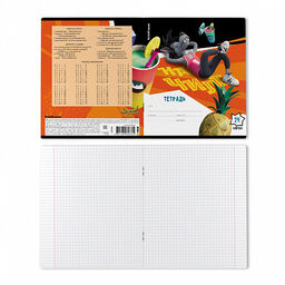 Цена за 10 шт. Тетрадь школьная ученическая ErichKrause Ну, Погоди! Каникулы, 24 листа, клетка (в плёнке по 10 шт.)_MIX-PACK  фото 8