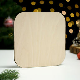 Цена за 2 шт. Подставка под горячее Дарим Красиво «Счастья», 19×19 см, дерево, разноцветная