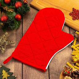 Варежка-прихватка Warm wishes, 20х27см, 100% п/э, МИКС - Доляна фото 4