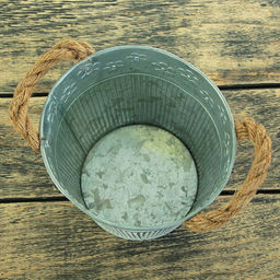 Декоративное кашпо «Ведёрко Фрейя», 2.2 л, 16×14×12 см, металлическое