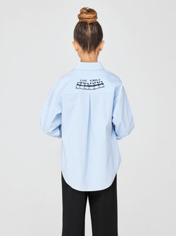 1272 Блузка для девочки длинный рукав