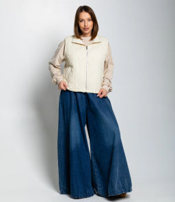 Жилет #КТ741, светло-бежевый - Dommod фото 4