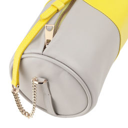 Итальянская кожаная сумка DuDu Bags серии Abigail | цитрусовый желтый - Dudubags фото 5