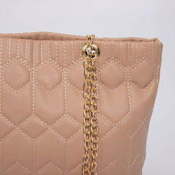 Сумка-шопер на молнии, цвет бежевый - Simaland фото 3