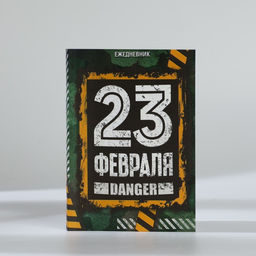 Подарочный набор: ежедневник А6 80 листов и термостакан 250 мл Самому сильному. 23 февраля - Artfox фото 5
