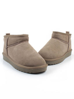 04-PF8300-6 KHAKI Угги женские (натуральная замша, 100% шерсть)