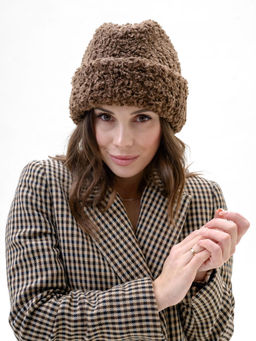 П26-171 Пилотка Тедди коричневая
