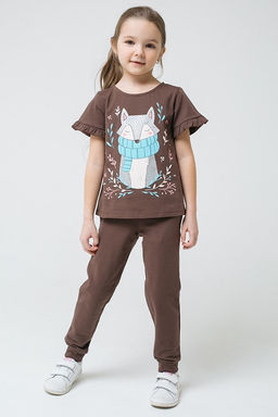 К 400051/шоколадно-коричневый к1274, брюки