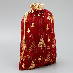 Цена за 5 шт. Мешочек подарочный плюш Тепла и любви, ёлки, тиснение, 20 х 30 см +/- 1.5 см - Дарите счастье фото 7