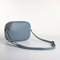 Сумка женская кросс-боди на молнии, цвет серо-синий - Simaland фото 2