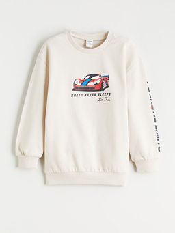 Bisiklet Yaka Erkek ?ocuk Sweatshirt ve E?ofman Alt