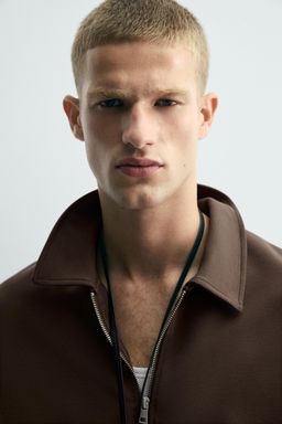 QUARTER ZIP POLO SHIRT - Zara фото 5