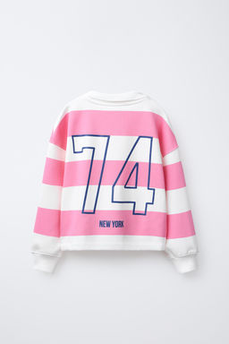 STRIPED POLO NECK SWEATSHIRT - Zara фото 2